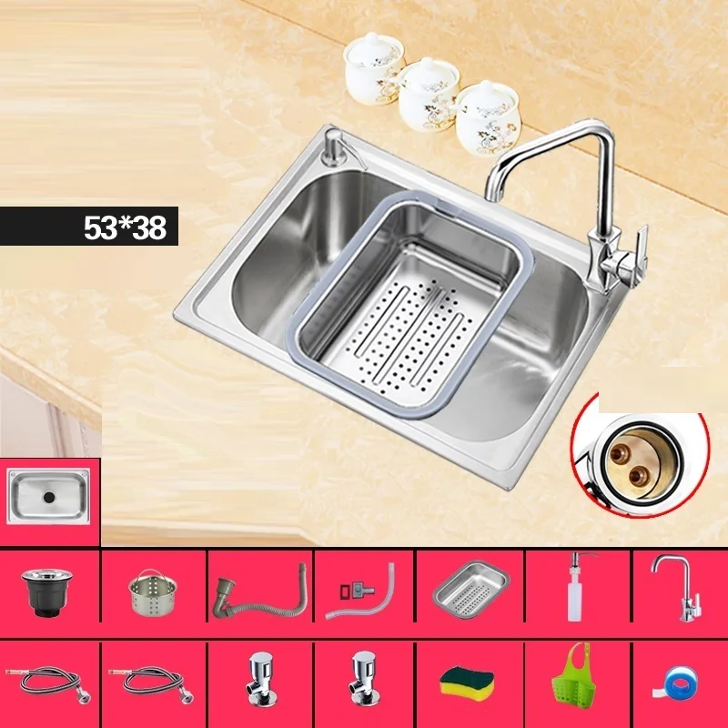 Para Acero inoxiable Torneira Gourmet Zlewozmywak Portatil кухонная раковина для посуды Lavabo Cuba Pia Cozinha Fregadero De
