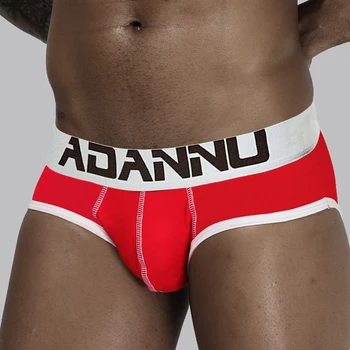 

Hot Sale Men Underwear Men Briefs Cotton Breathable Comfortable Underpants U Pouch Soft Cueca Tanga Hombre Sexy Gay Bikini