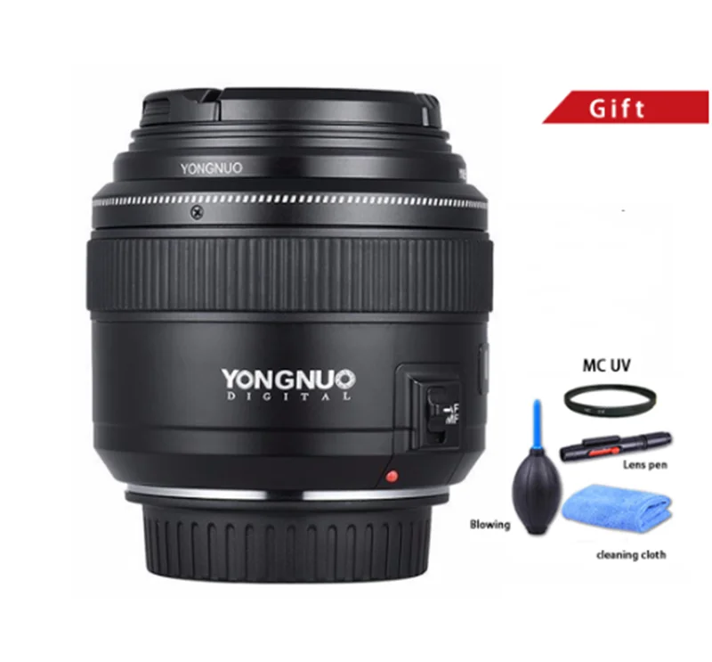 Объектив камеры YONGNUO YN85 мм для Canon EF|Объективы фотоаппаратов| |