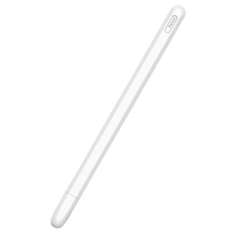 Белый Для IPad Pro стилус, защитный чехол, силиконовый чехол для Apple Pencil 2, подставка-держатель, новинка, прочный - Цвета: Белый