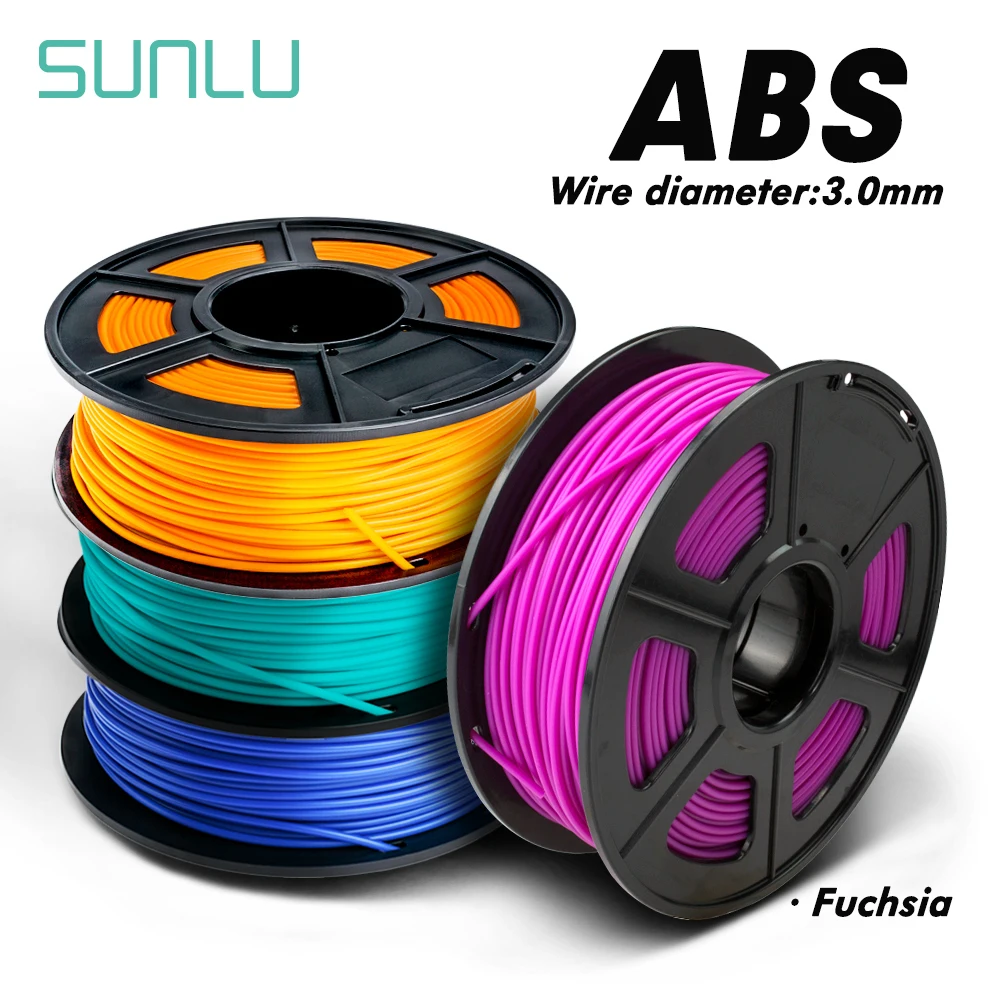 3,00 мм 3d Принтер ABS нити полноцветные ABS нити для 3D Peinter без пузырьков сублимации поставки 2.2LBS коробка упаковка