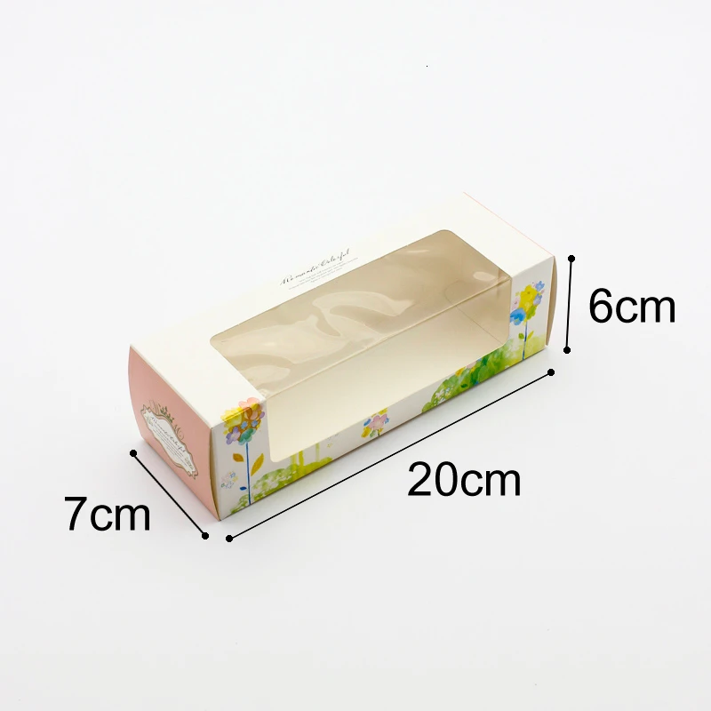 50 шт Подарочная коробка свадебный торт печенье домашняя Выпечка Кекс ПВХ Подарочная коробка окно цветы сувениры Свадебная коробка подарочная упаковка бумага розовый