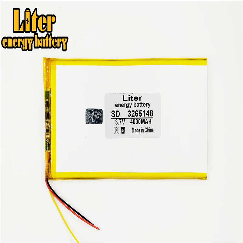 3 линии 7 V 4000mAH лучший бренд батареи chi для hi8 3265148 4000mah полимерная литиевая батарея |