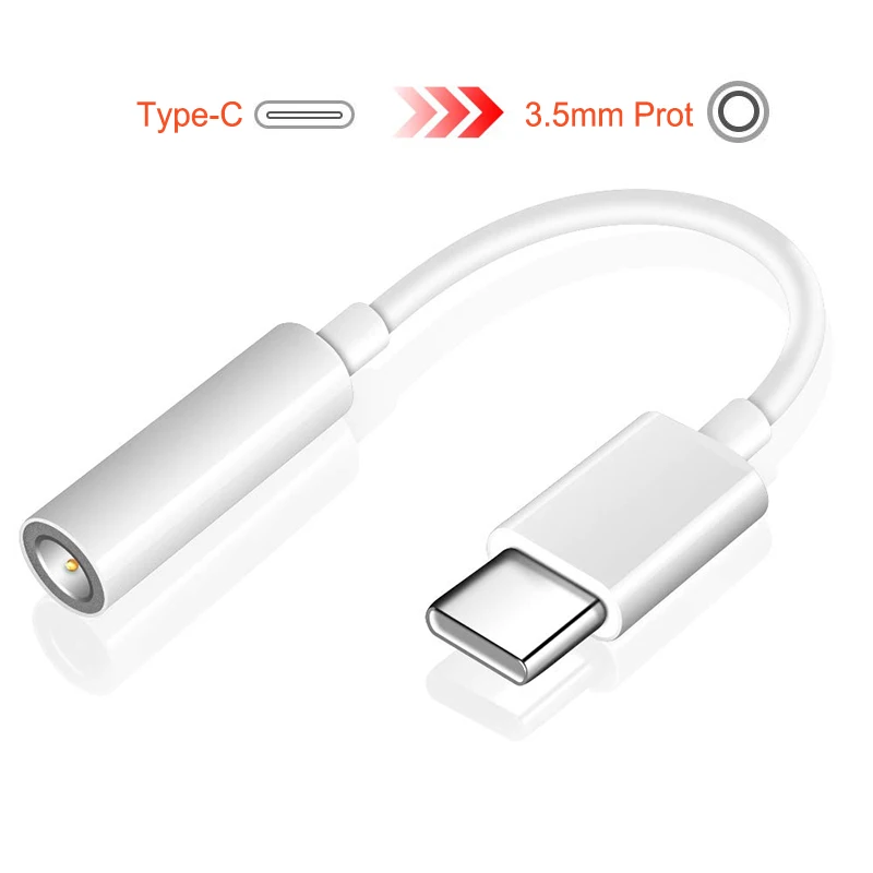 200 шт. Тип C 3,5 Jack кабель для наушников USB C до 3,5 мм AUX адаптер для наушников для huawei P30 P20 Pro LeEco Le 2 Max C USB кабель