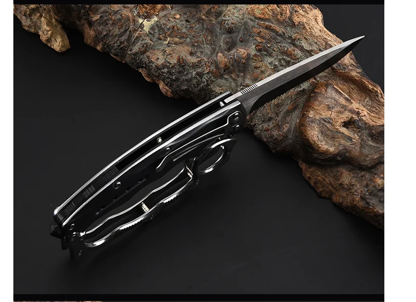  Outdoor Walking Camping Self-defense Knife Multi-function Folding Knife Hunting EDC Portable Rescue