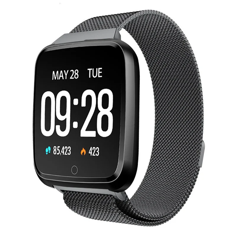 

Smartwatch IP67 Waterproof Message Reminder Fitness Tracker Heart Rate Blood Pressure Exercise Monitoring Clock Smartwatch