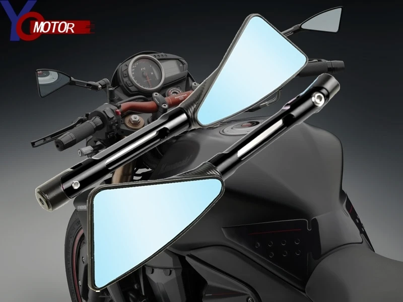 Moto rcycle зеркало заднего вида moto CNC Алюминиевые боковые зеркала для YAMAHA YZF YZF-R1 R1M R3 YZFR6 R15 R25 R125 yzf 600R FZ1 FAZER FZ6