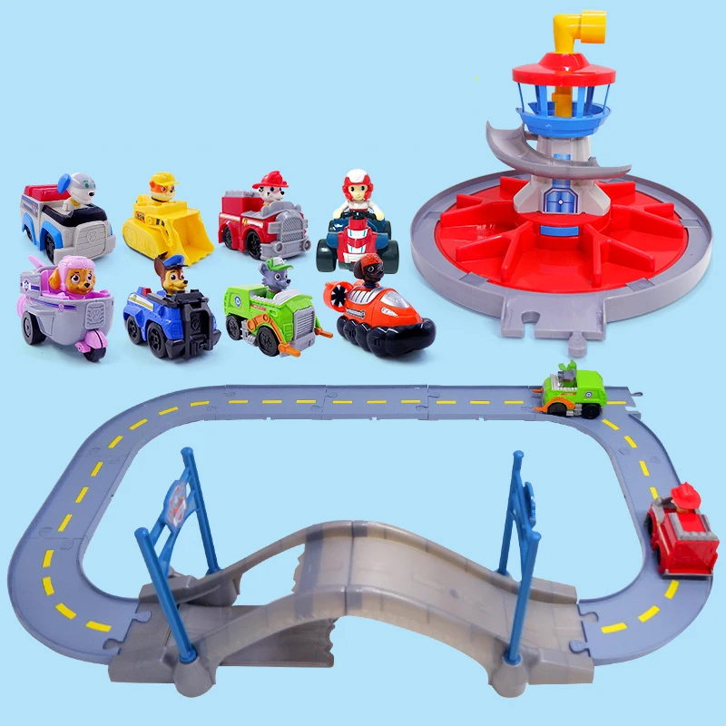 PAW Patrol спасательная Сторожевая Башня Собака Щенок Patrulla Canina ABS Фигурки игрушки для детей на день рождения Рождественский подарок