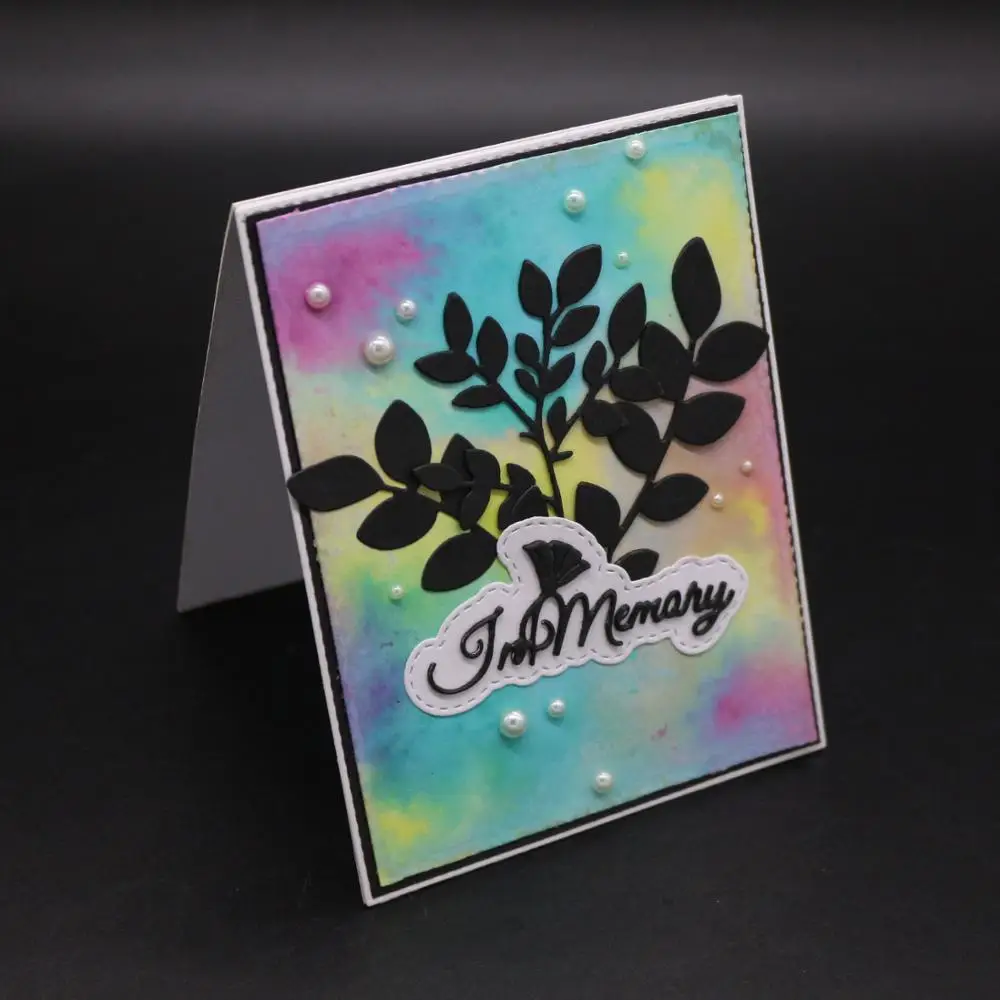 

AZSG Greeting card Cutting Dies Clear Stamps For DIY Scrapbooking/Card Making Decorative Silicone Stamp Crafts