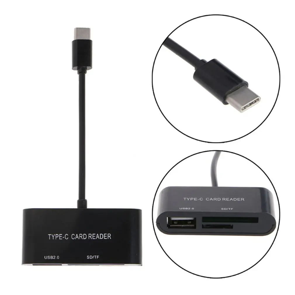 USB3.1 Type C To USB2.0 COMBO USB-C to Micro SD Card Reader Adapter tf Macbook PC mobile OTG For LeTV mobile phone
