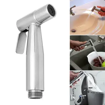 

Stainless Steel Toilet Hand Held Bidet Faucet Sprayer Bidet Set Spray Gun Toilet Spray For Bathroom Self Cleaning Shower Head