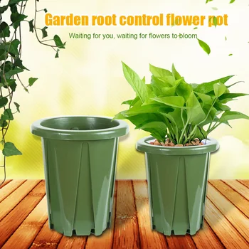 

Home Corrosion Resistance Desk Nursery Plant Root Control Porch Flower Pot Garden Decor Indoor Outdoor For Succulent Bonsai Tree