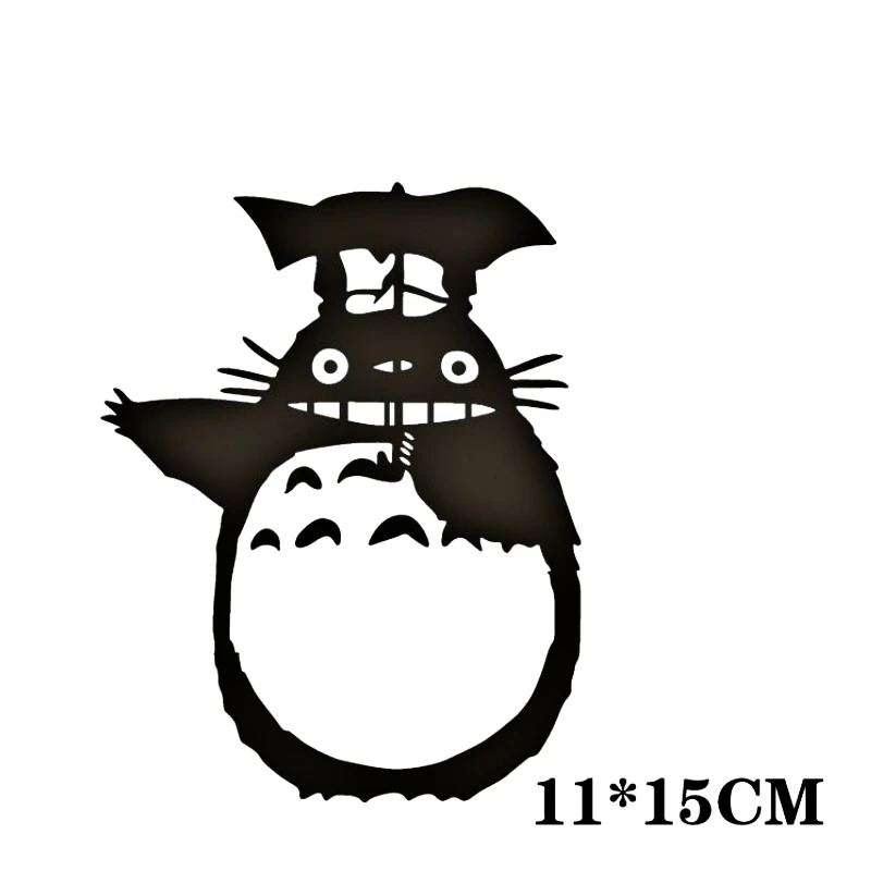Totoro With Umbrella Stencil