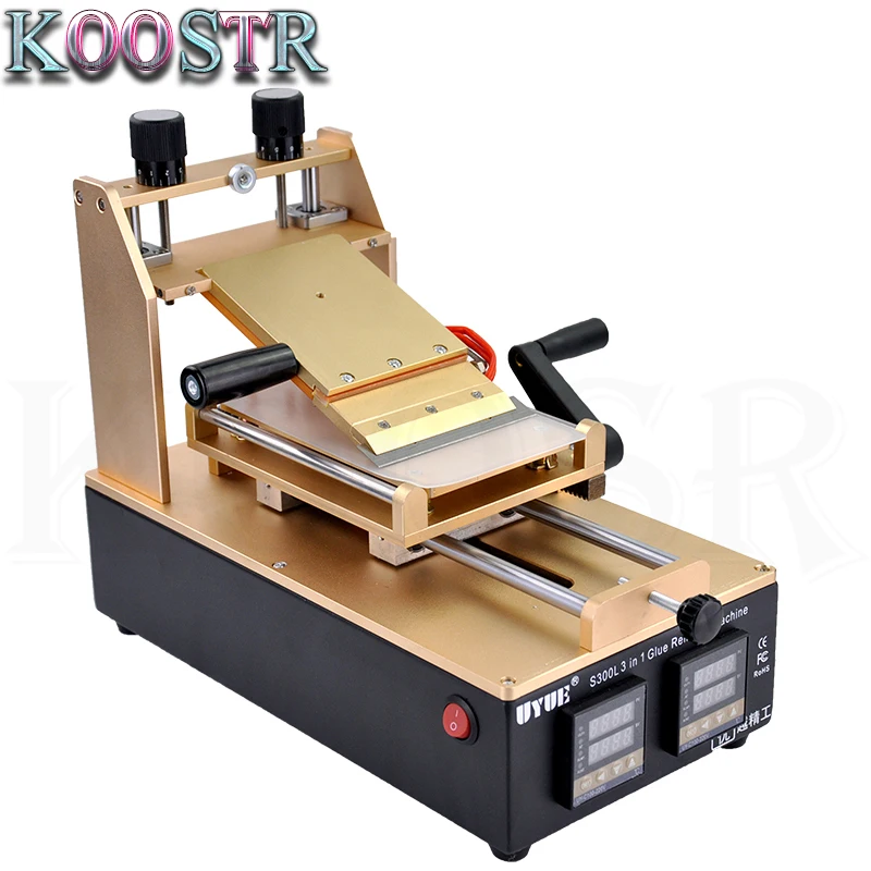 

New Update 3in1 Glue Remove Machine for Cracked Screen Glass Separate LCD Screen OCA UV LOCA Glue Polarizer Remove Build-in pump