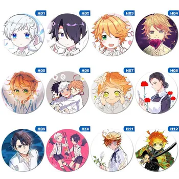 

Anime The Promised Neverland Emma Cosplay Badges Cute Brooch Pins Icon Ray Collection Breastpin
