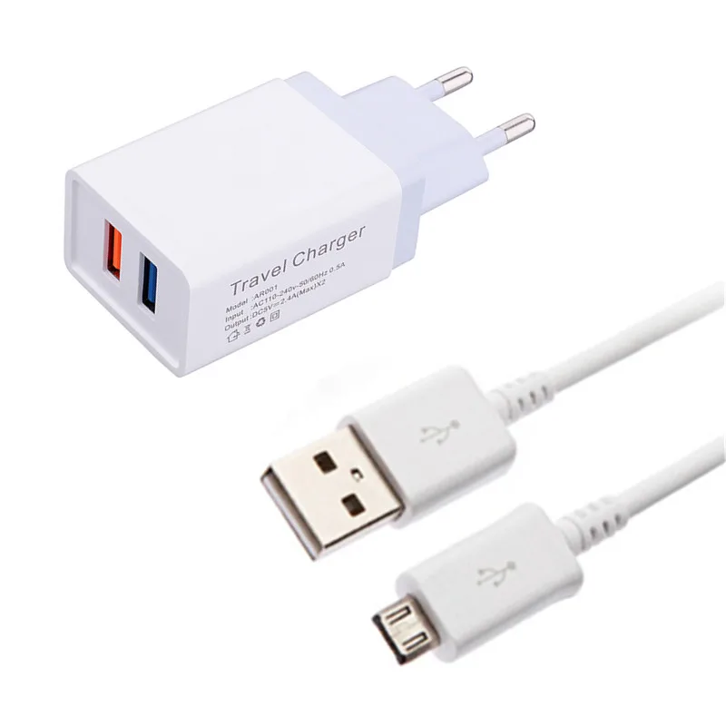 Зарядный кабель Micro USB для Samsung A5 A6 A7 A10s A20e A30s Huawei Y6 2018 Y9 2019 Honor 20 9X Pro Redmi Note 7 |