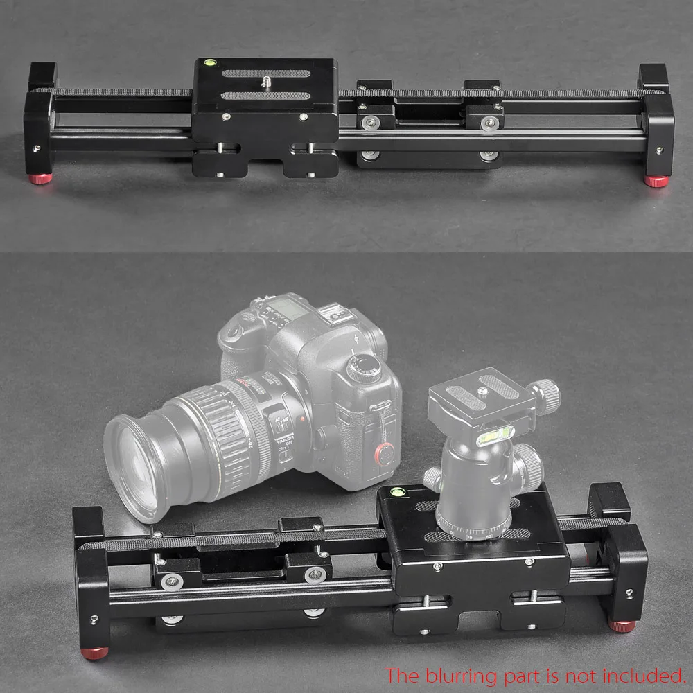Andoer V2-500 компактный выдвижной рельсовый слайдер 50 см рельсовый стабилизатор видеокамеры с резьбовым винтом 1/" и 3/8"