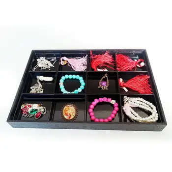 

10/12/24/30/36/45 Grids Ring Earrings Jewelry Organizer Display Tray Storage Box jewelry organizer case каробка для бижутерии