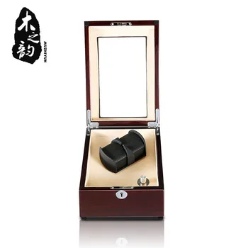 

Watch Winder Box Case Storage Shaker Display Automatic Wooden Single Motor 5 Slot Watch Winder Rotation Organizer Holder Piano