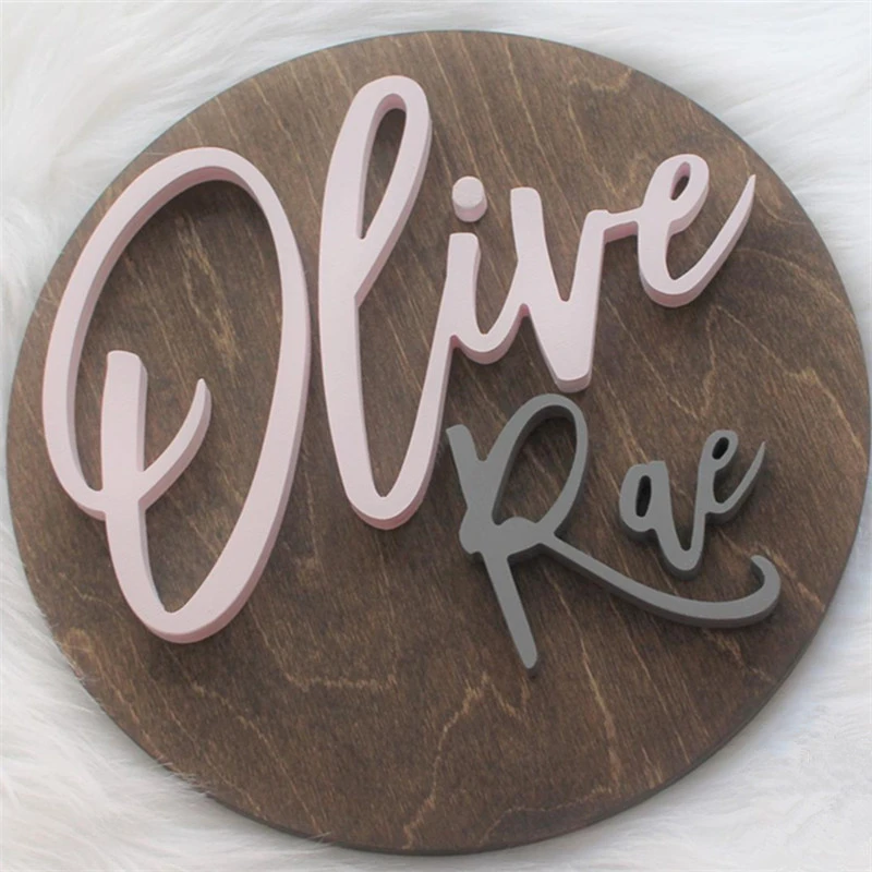 baby girl room name signs