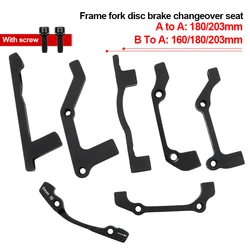 MTB Bike Disc Brake Converter Ultralight Bracket IS PM AB To PM A Disc Brake Mount Adapter For 160 180 203mm Rotor