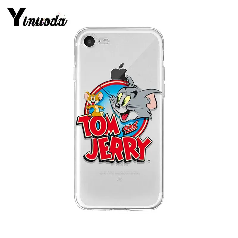 A2 Yinuoda чехол для телефона с рисунком кота и мыши Тома и Джерри чехол для iphone 8 7 6 6S Plus X XS MAX 5 5S SE XR 10 - Цвет: A2