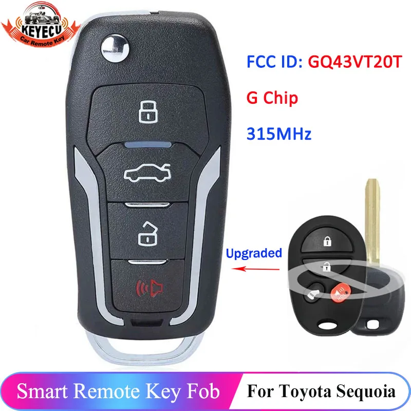 Genuine TOYOTA SIENNA TACOMA HIGHLANDER Remote FOB 4-Buttons FCC ID GQ43VT20T