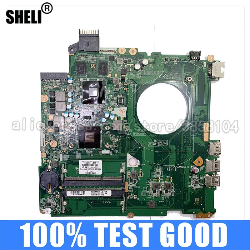 762531-001 762531-501 FOR HP Pavilion 15-p SERIES DAY22AMB6E0 REV:E A8-6410 2G Laptop Motherboard 100% working | Компьютеры и офис