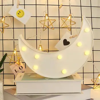 

Beautiful 3D Moon LED Night Light Children Kids Bedroom Lamp Desktop Decoration Table Lamps Bedroom Desk Lighting Home Decor