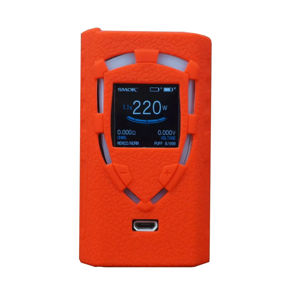 2 шт Smok Pro color 225 W MOD силиконовый чехол стикер и силиконовый чехол обертывание рукава гель Fit Smok Procolor 225 W коробка мод - Цвет: Красный