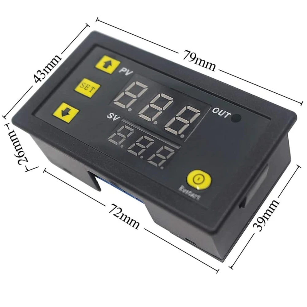 W3230 Probe line 20A Digital Temperature Control LED Display Thermostat With Heat/Cooling Control Instrument 12V 24V AC110-220V digital temperature controller,digital thermostat