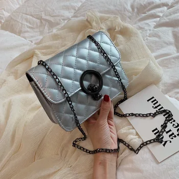 

ins fashion small bag female 2020 new Korean version of the chain shoulder bag small fragrance wind diamond crossbody bag