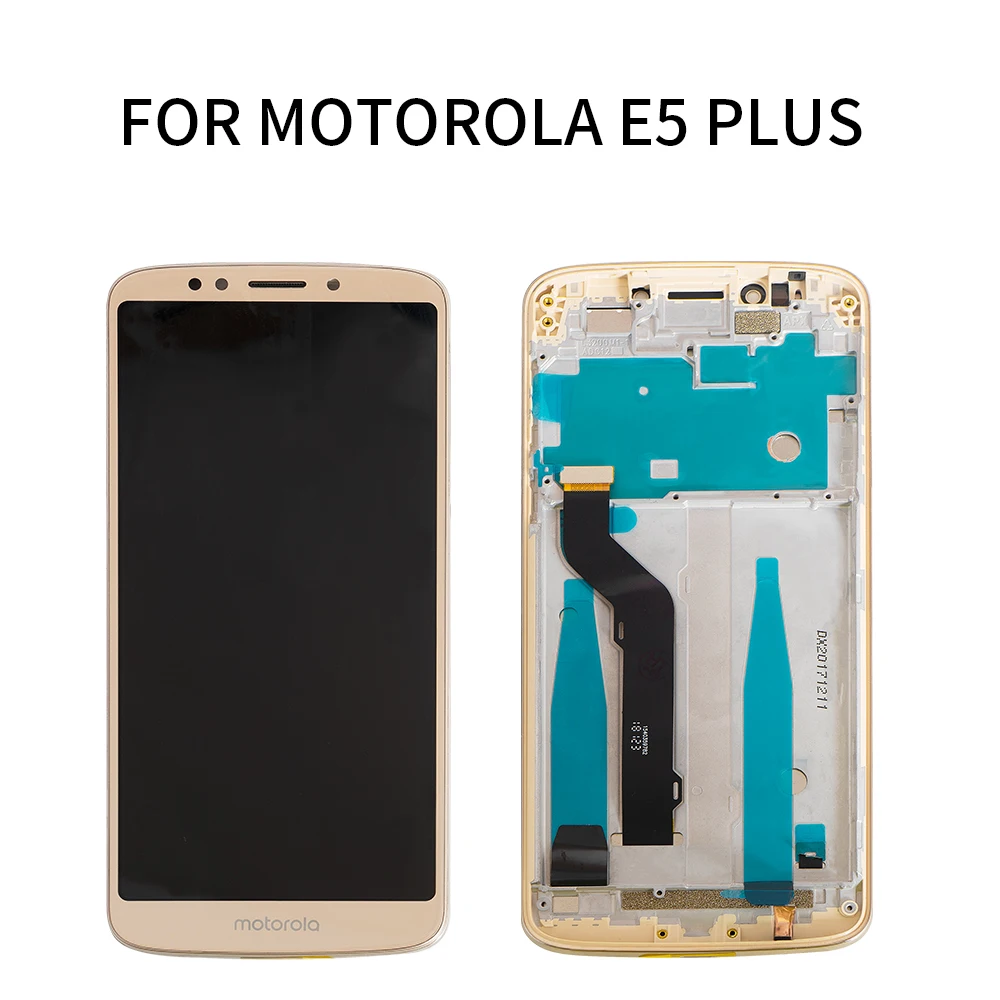 6," для Motorola Moto E5 Plus XT1924 ЖК-дисплей сенсорный экран дигитайзер с рамкой для Moto E5 Plus Замена дисплея