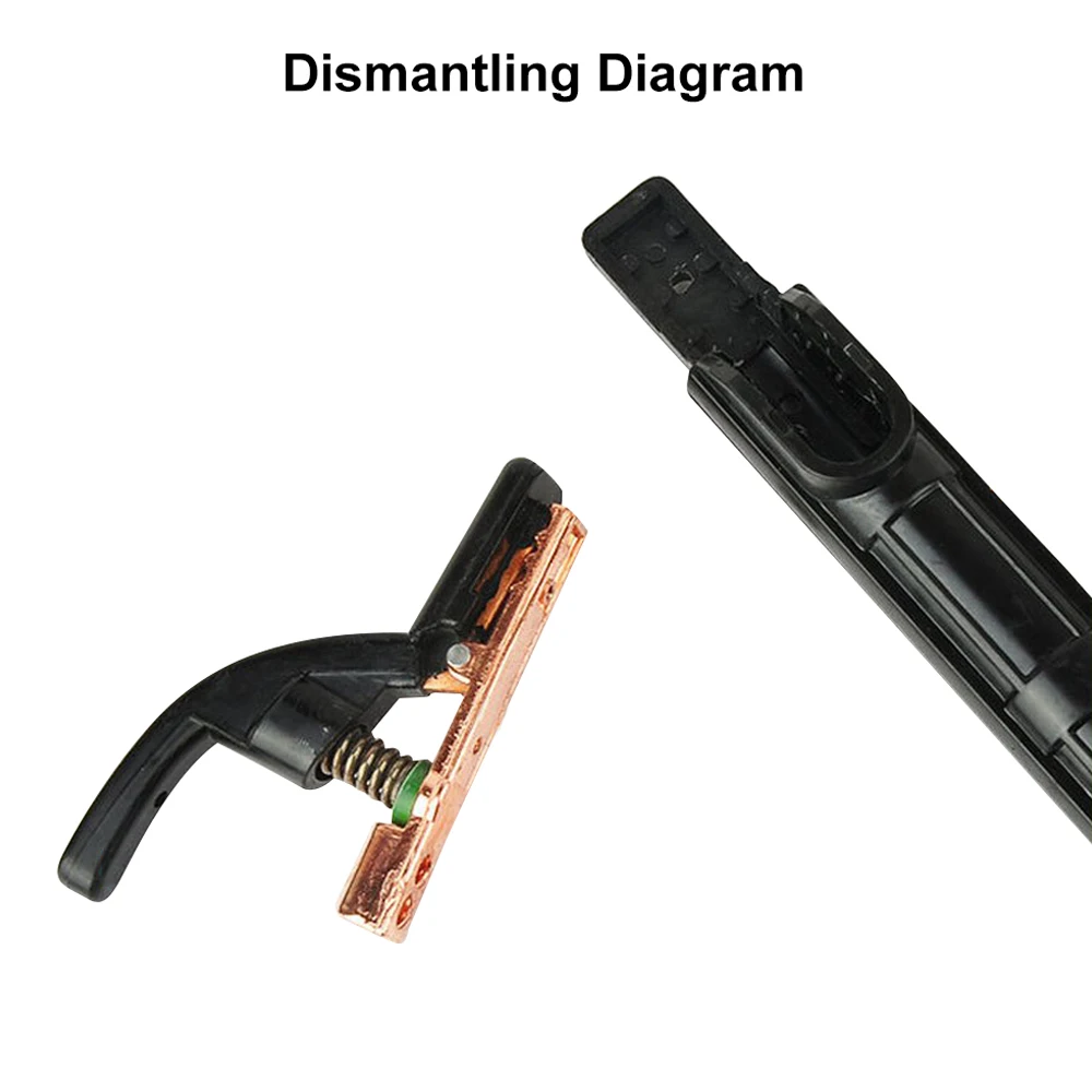 300A Welding Electrode Holder Stick Welding Rod Copper Mini Cable Rod Stinger Non-slip Handle Clamp Tool