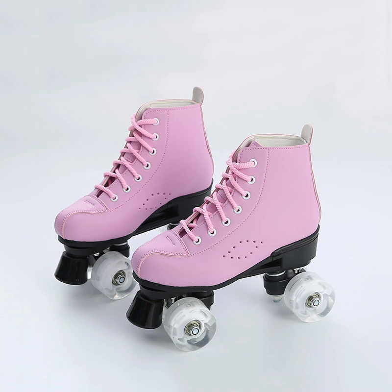 patines com plutônio branco 4 rodas