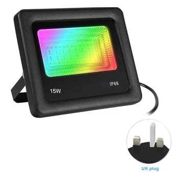 

20W APP Control Street RGB Garden Outdoor IP66 Waterproof Smart Timing LED Flood Lights Aluminum Wall Landscape Colour Changing