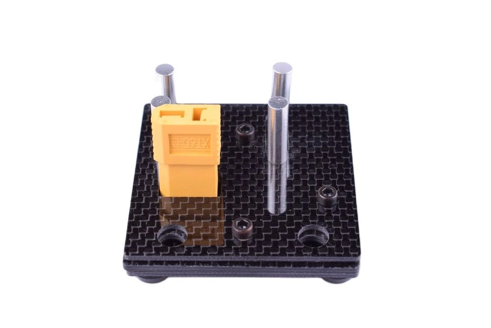 Black carbon fiber Mr Grippy soldering jig solder helper for RC car and