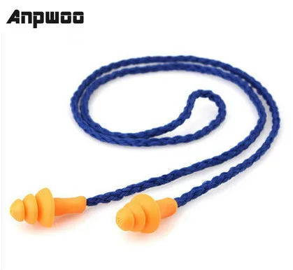 10 Pcs Portable Silicone Hearing Protection Earplugs Sound Proof Ear Defender