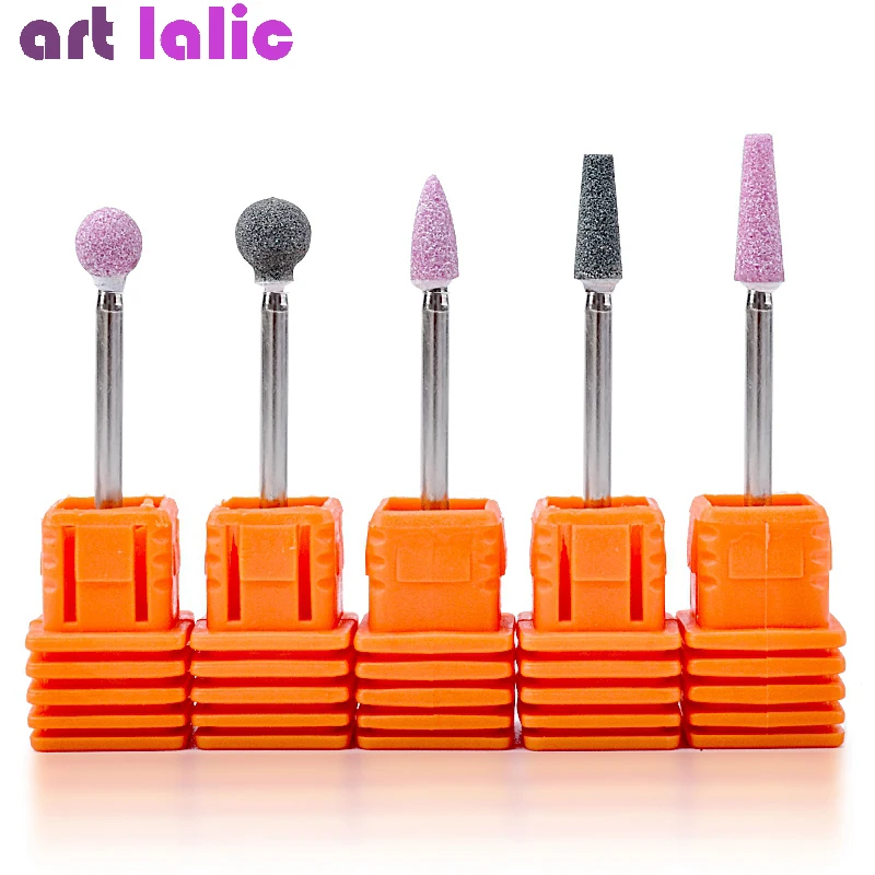 Artlalic 1pcs Ceramic Stone Nail Art Drill Bits for Professional Electric Manicure Machines Pedicure Salon Polish Tools | Красота и