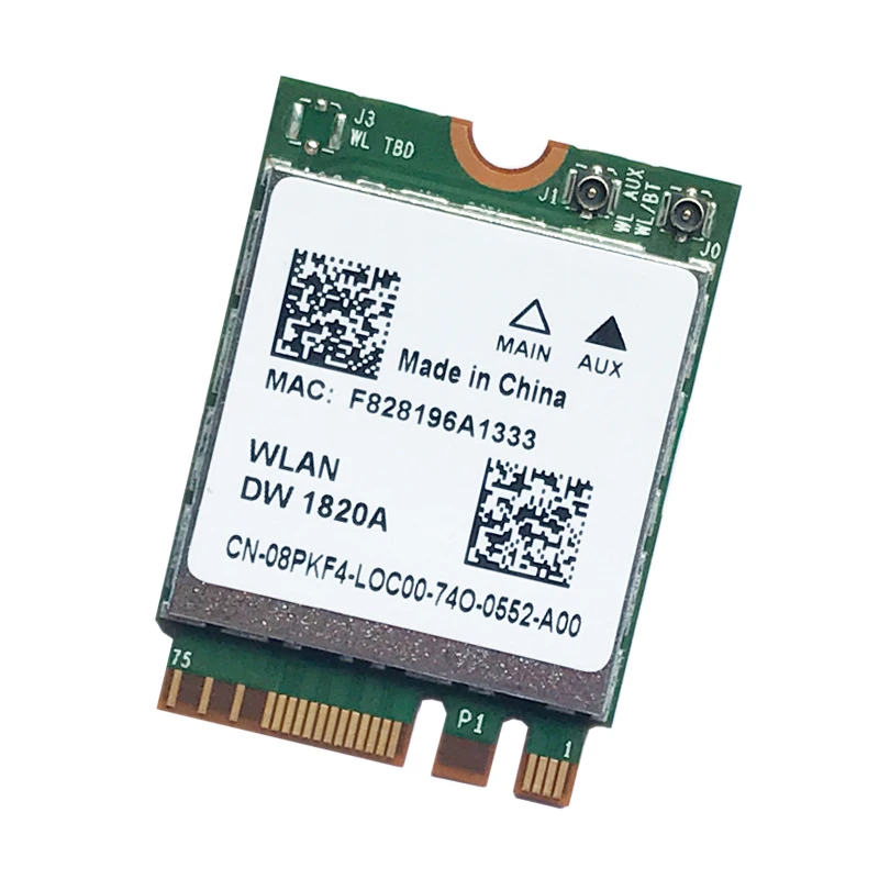 DW1820A BCM94350ZAE 802.11Ac BT4.1 867 Мбит/с Wi-Fi адаптер BCM94350 M.2 NGFF DW1820 беспроводная карта Wi-Fi лучше, чем BCM94352Z
