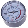 1PCS 100% Brand New Bar Air Pressure Gauge 13mm 1/4 BSP Thread 0-180 PSI 0-12 Manometer Double Scale For Air Compressor ► Photo 3/6