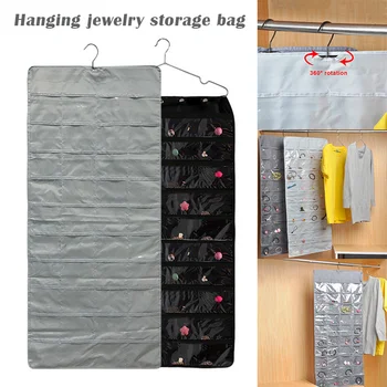 

Newly Hanging Storage Bag 80 Compartments Jewelry Storage Washable Wall-Mounted Storage Bag for Home