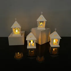 Ramadan Festival Led Ramadan Decoration Eid Home Decorations Crafts Iron Lanterns Star Mosque Pray Ramadans Lamps