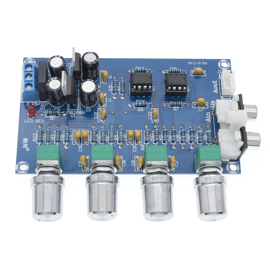 Новинка NE5532 Stereo Pre усилитель предусилитель Tone плата аудио 4 каналов модуль 4CH