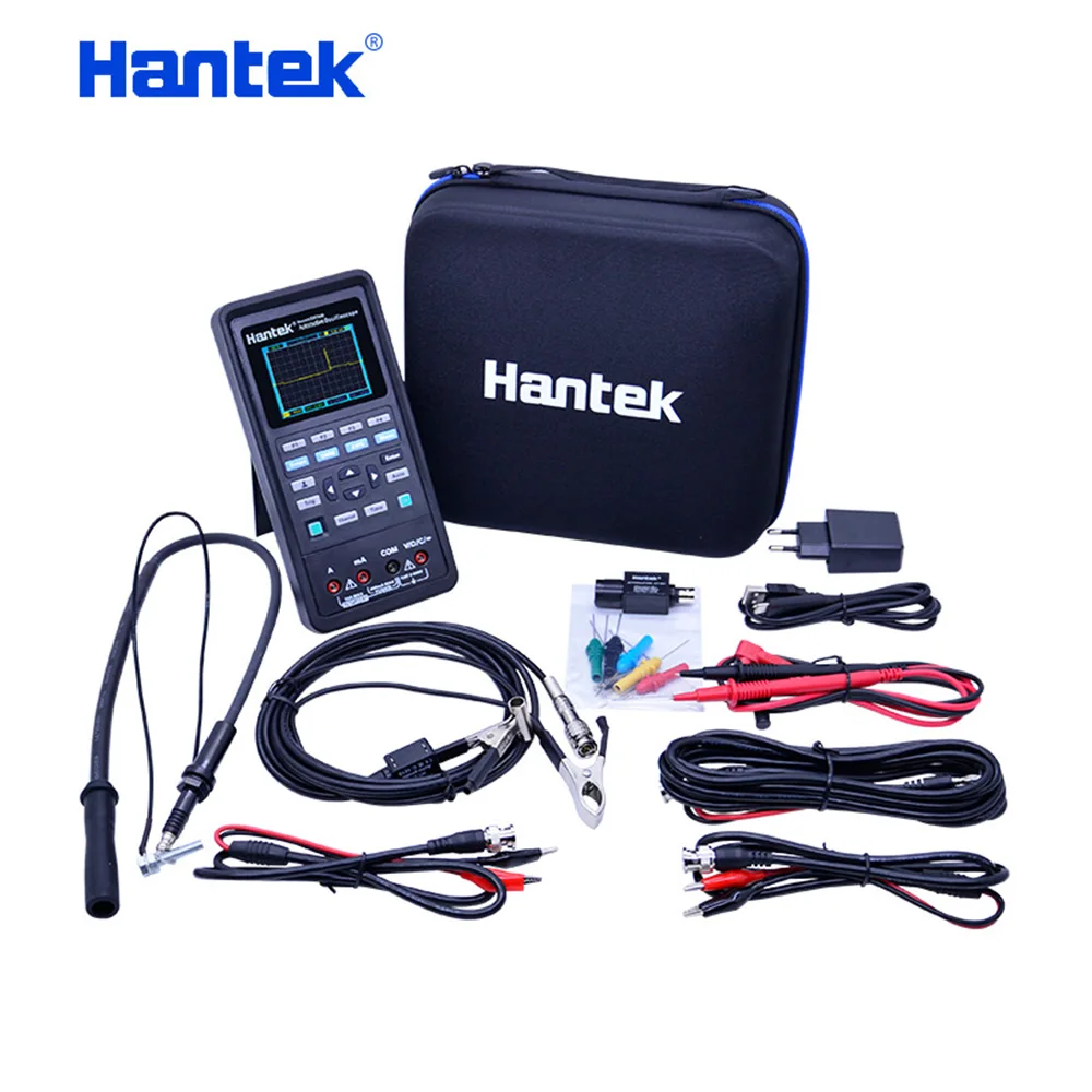 Hantek автомобильный осциллограф + мультиметр генератор сигналов 3 в 1 портативный USB