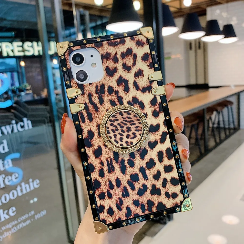 

Luxury Leopard print case for iPhone 11 Pro Max Waterproof phone for iphone X women XS Max XR 7 8 plus Anti-fall 6 6s 6splus