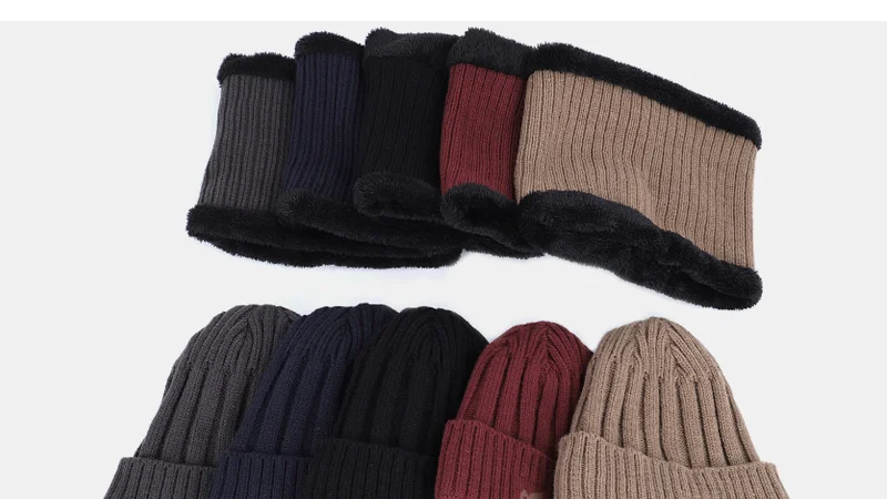 Высококачественная модная теплая зимняя мужская шапка Skullies Beanies, вязаная шапка, Мужская шапочка, модная шапка