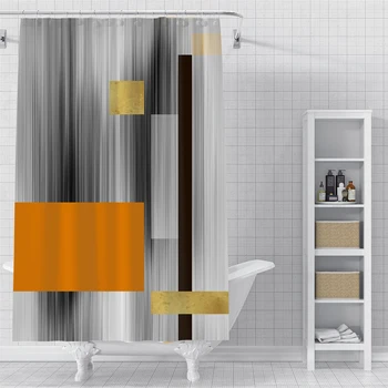 

Custom visuals Waterproof Shower Bath Curtain Printed Bathroom Decor Various Sizes#2020-06-04-16