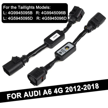 

2Pcs Dynamic Turn Signal Indicator LED Taillight Left&Right Taillight Add-on Module Cable Wire Harness For Audi A6 4G 2012-2018