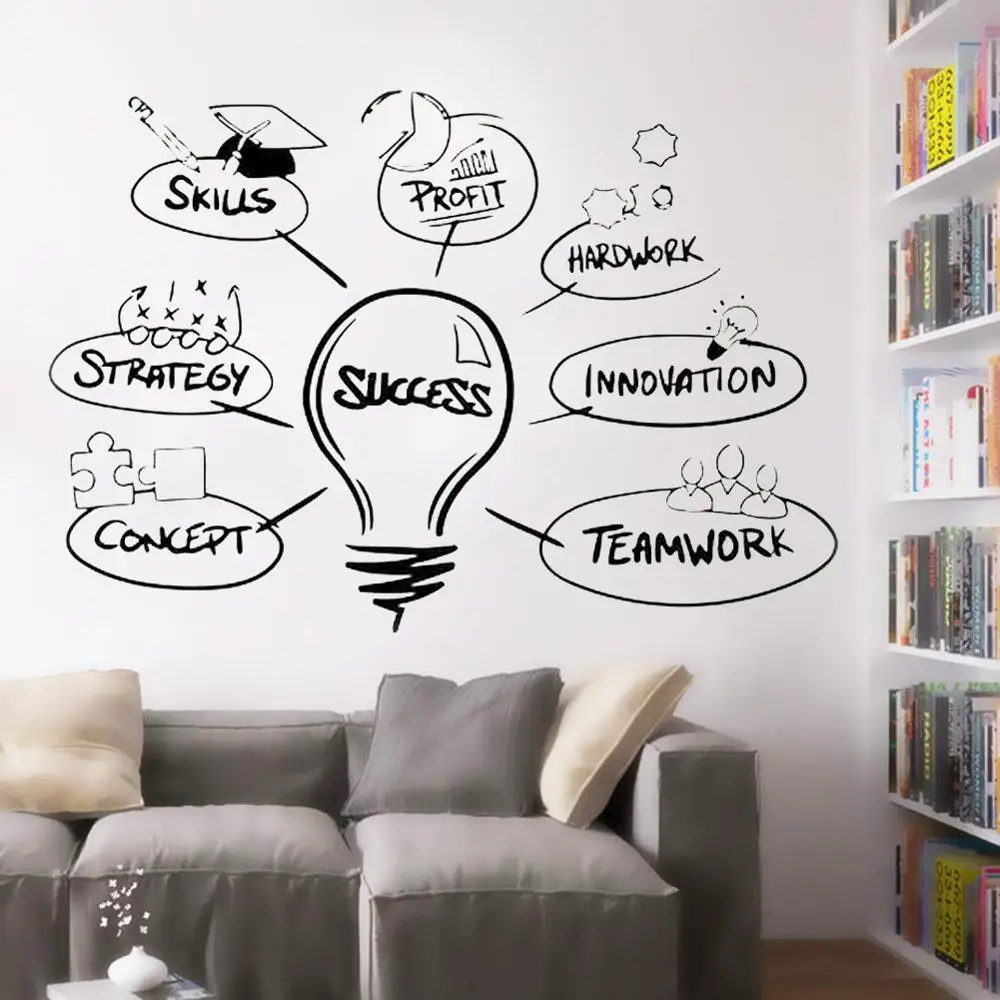 Vinyl-Office-Wall-Decals-Teamwork-Wall-Sticker-for-Office-Decor-Inspire